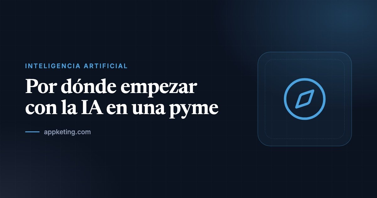 Portada: por dónde empezar con la IA en una pyme