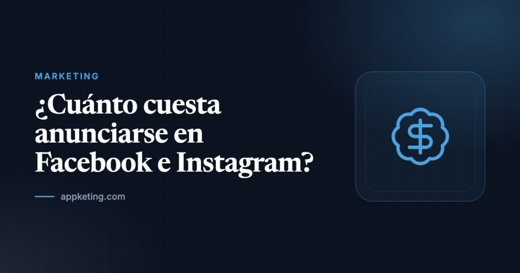 Portada del artículo ¿Cuánto cuesta anunciarse en Facebook e Instagram? con un icono de precio